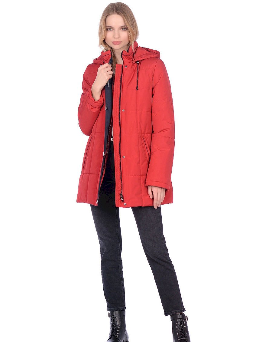 

Куртка женская Maritta 22-4033-10 красная 40 EU, Красный, 22-4033-10