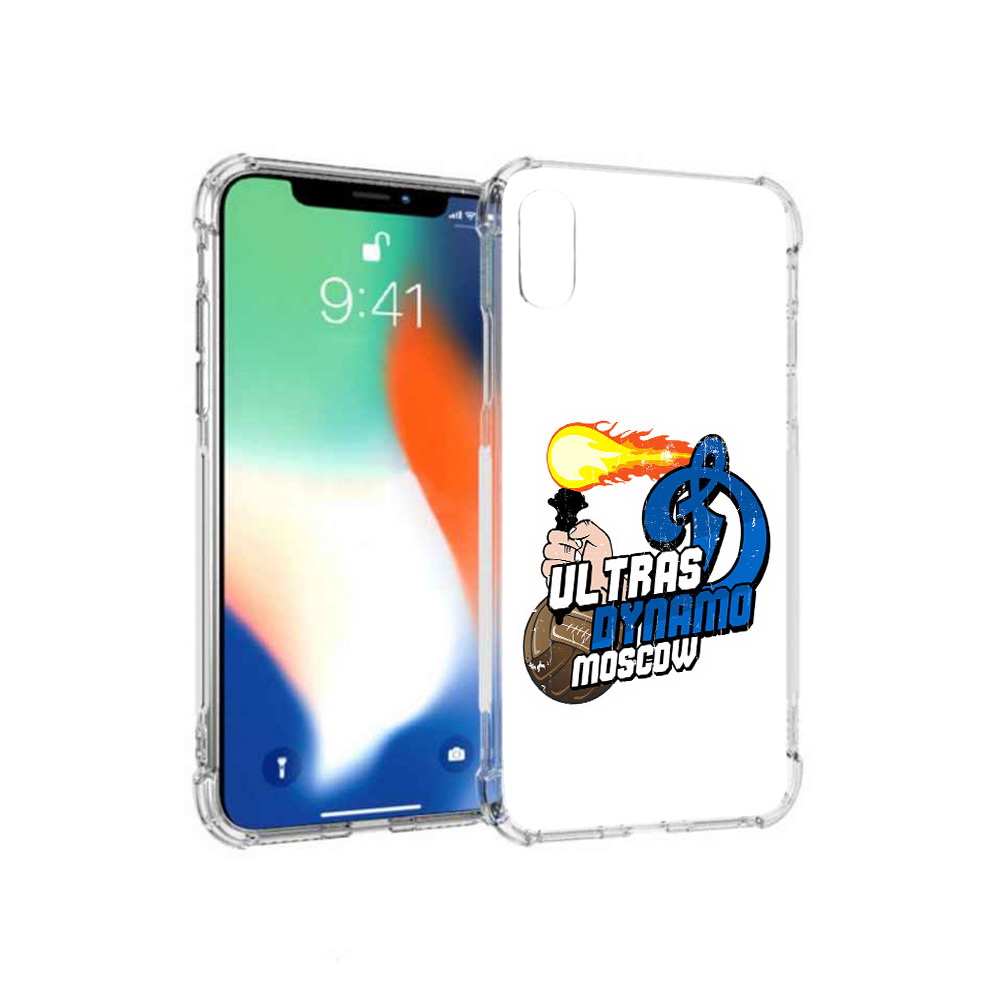 

Чехол MyPads Tocco для Apple iPhone XS Max ФК Динамо (PT117540.614.177), Прозрачный, Tocco