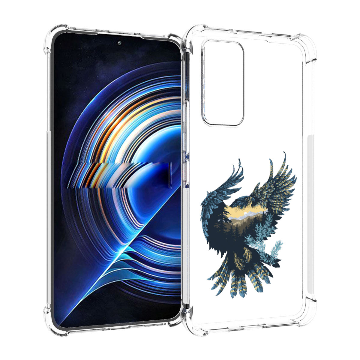

Чехол MyPads мирок в соколе для Tecno Camon 19 Neo, Прозрачный, Tocco