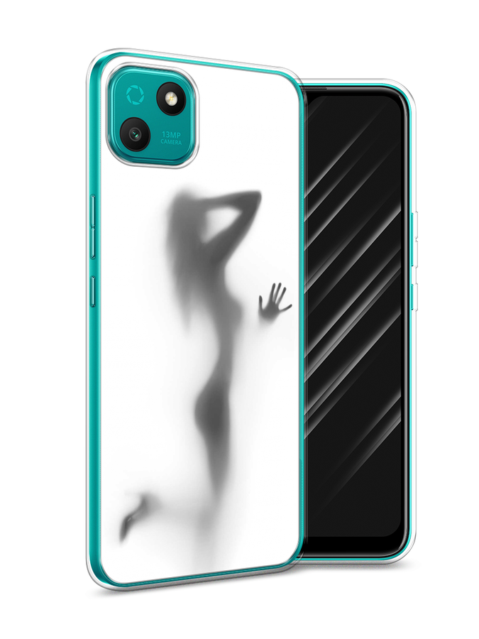 

Чехол Awog на Wiko T10 "Стекло в душе", Белый;серый
