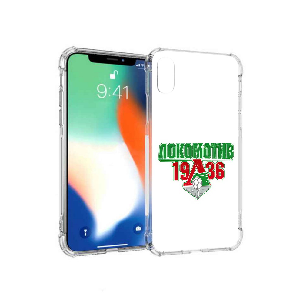 

Чехол MyPads Tocco для Apple iPhone XS Max ФК локомотив 1936 (PT117540.614.182), Прозрачный, Tocco