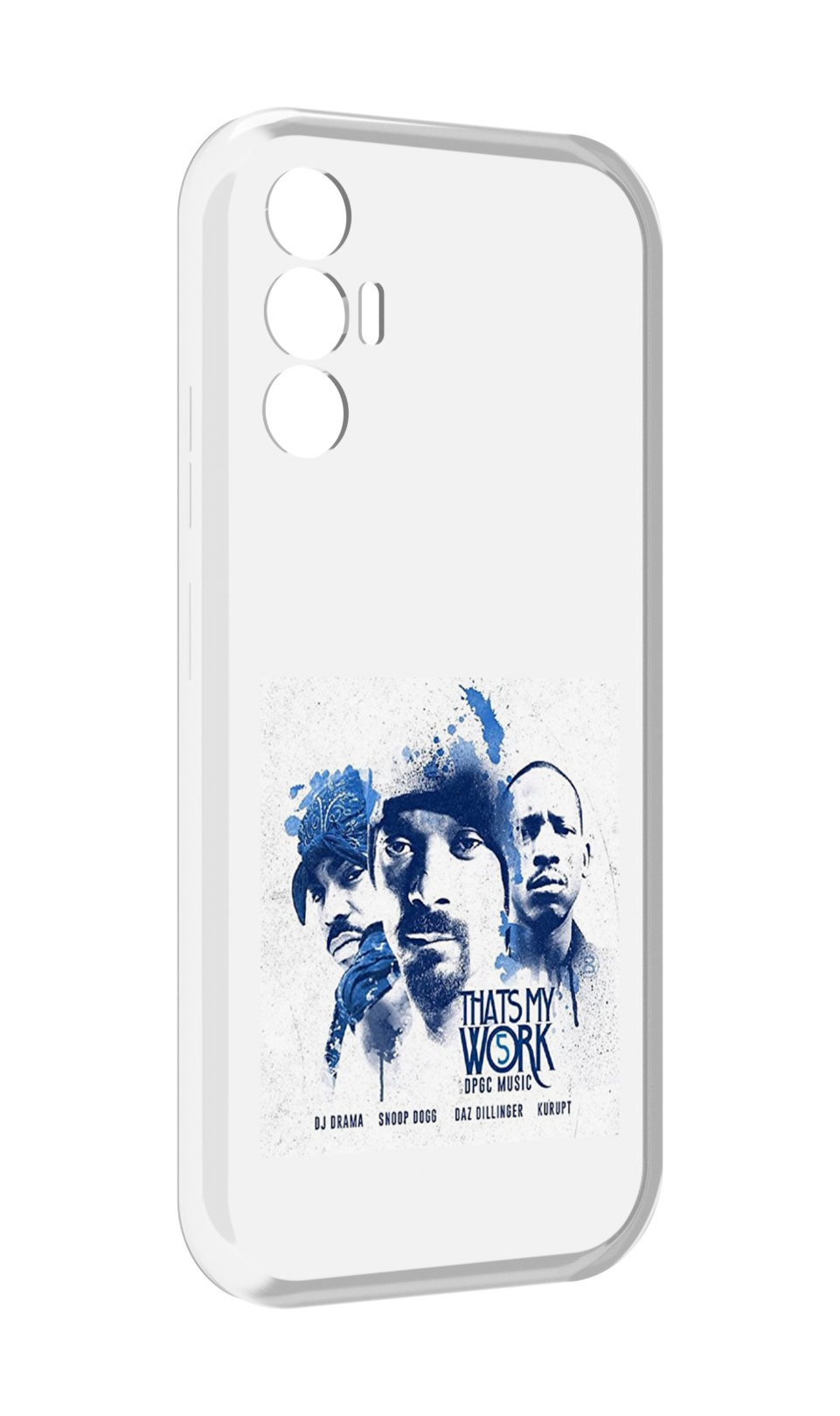 

Чехол Mypads Snoop Dogg That’S My Work Vol Для Tecno Pova 3, Прозрачный, Tocco