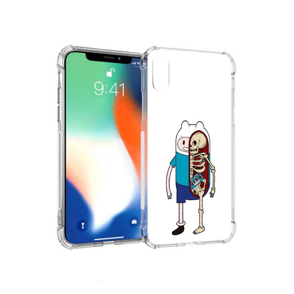 

Чехол MyPads Tocco для Apple iPhone XS Max Финн скелет (PT117540.614.187), Прозрачный, Tocco