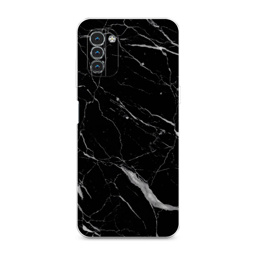 фото Силиконовый чехол "черный минерал" на nokia g21 awog