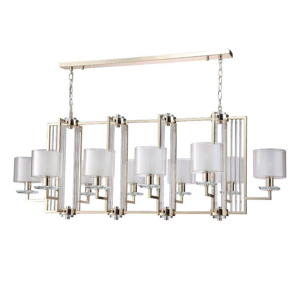 

Подвесная люстра Crystal Lux Nicolas SP10 L1300 Gold/White