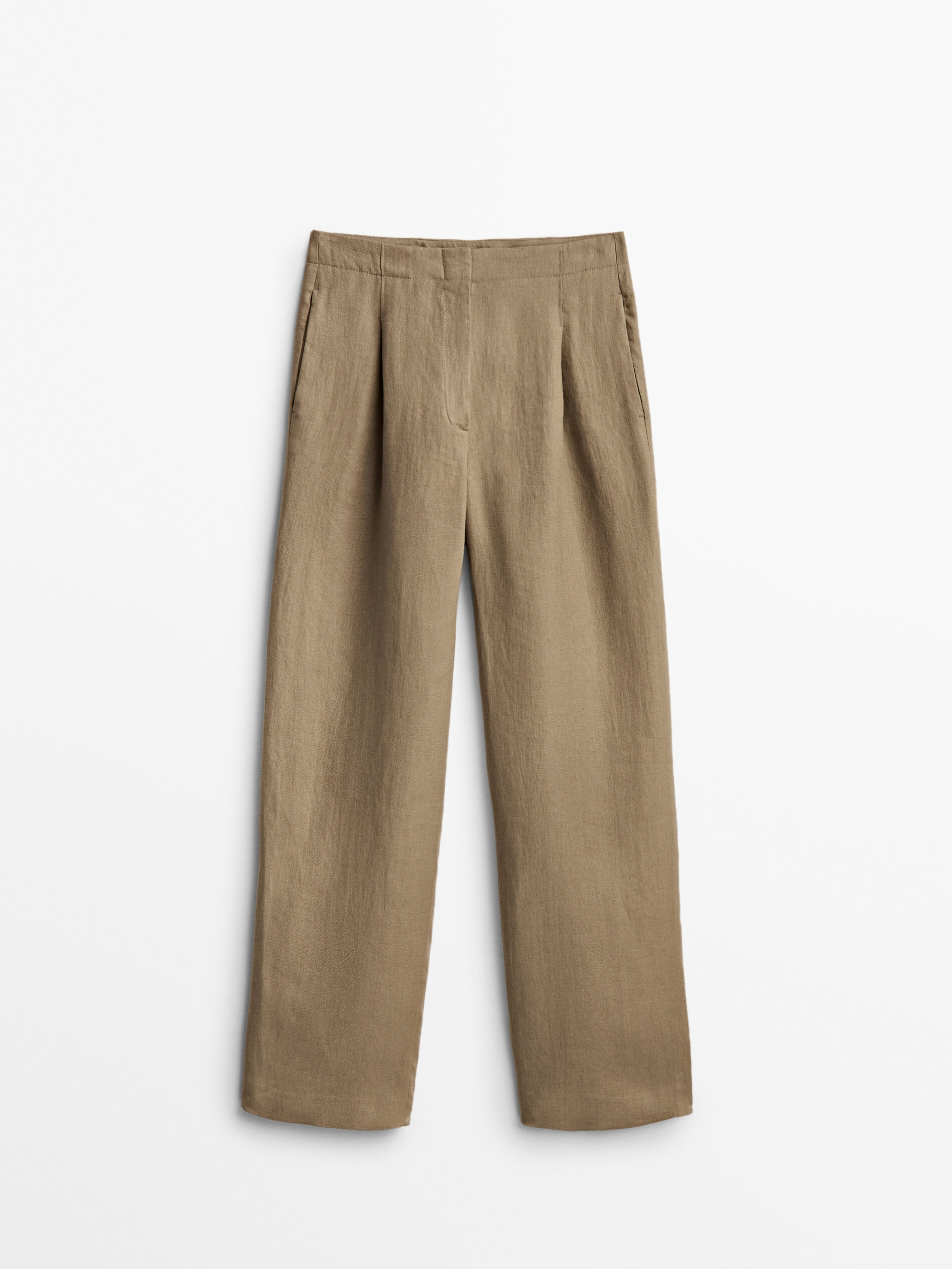 

Брюки женские Massimo Dutti 05047582706 бежевые 36, 05047582706