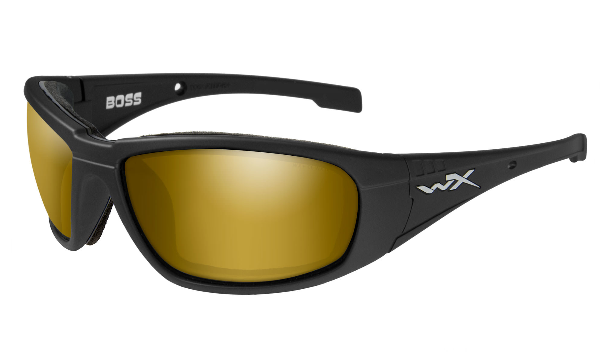 фото Очки спортивные wileyx boss pol amber gold mirror matte black frame wiley x