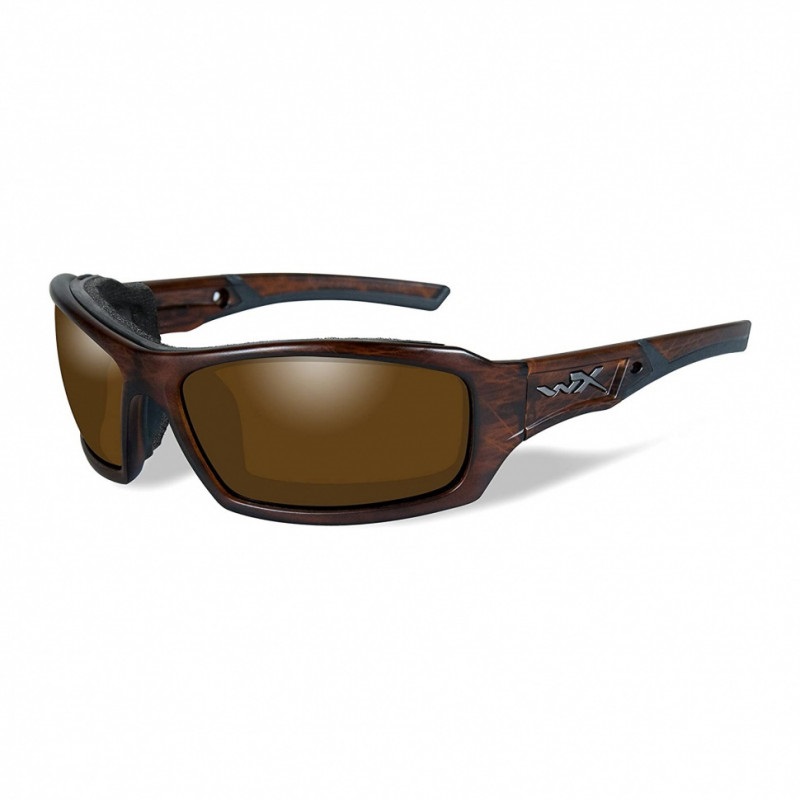 фото Очки спортивные wileyx echo polarized emerald mirror amber tint/gloss black wiley x