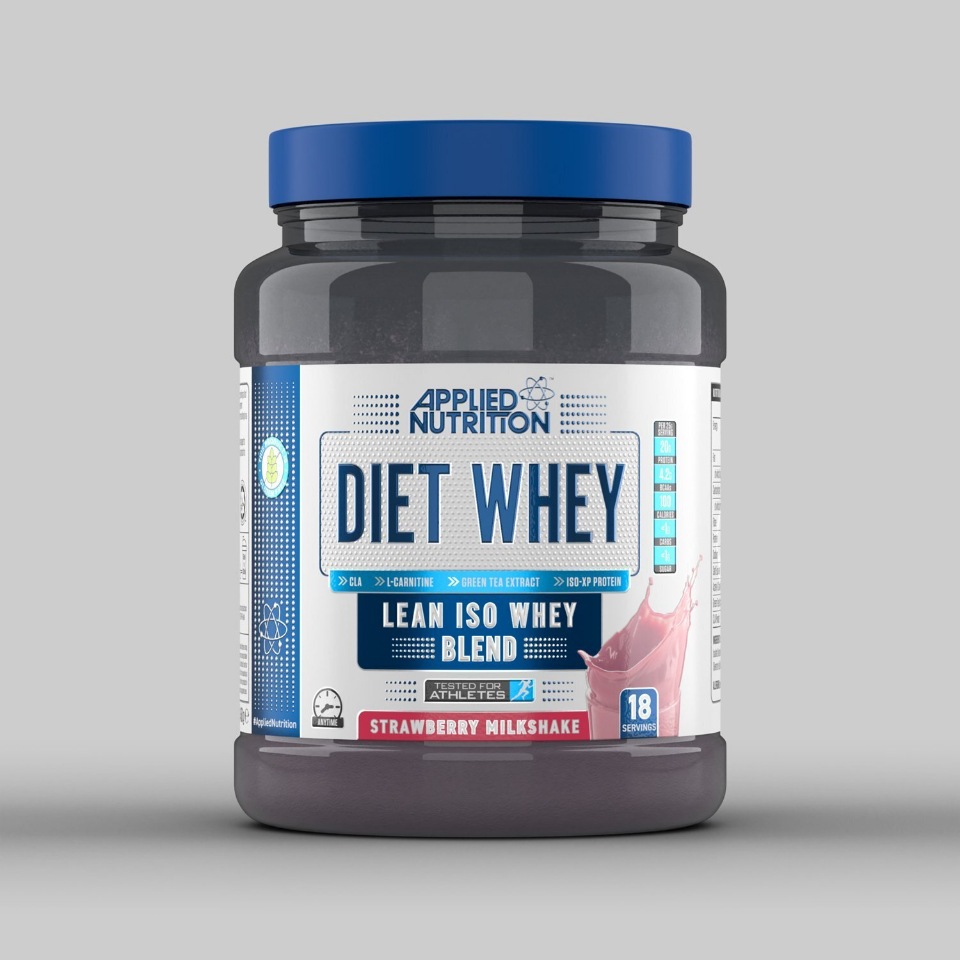 

Сывороточный протеин Applied Nutrition DIET WHEY Клубничный молочный коктейль 450 гр