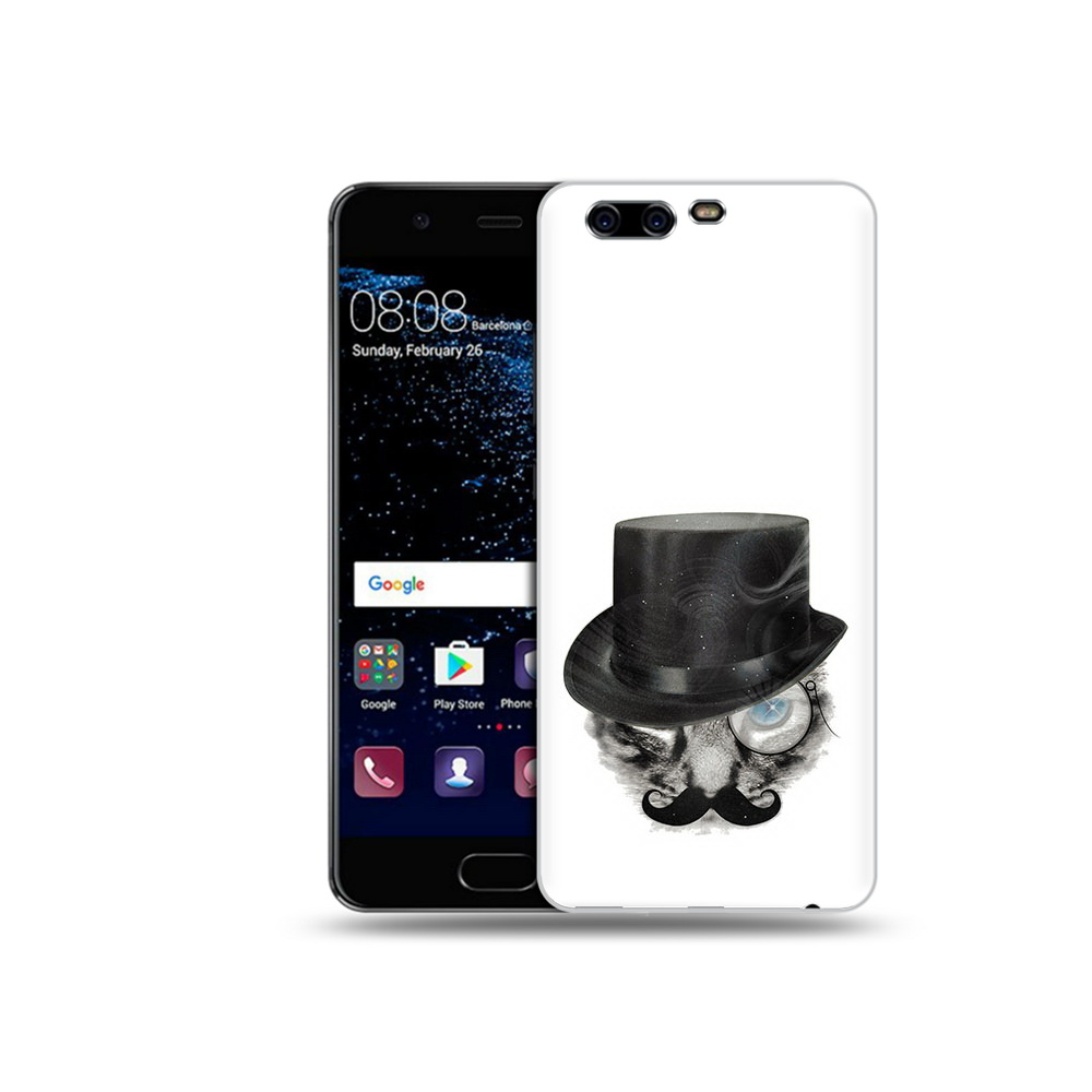 

Чехол MyPads Tocco для Huawei P10 интелегентный кот (PT60870.50.378), Прозрачный, Tocco