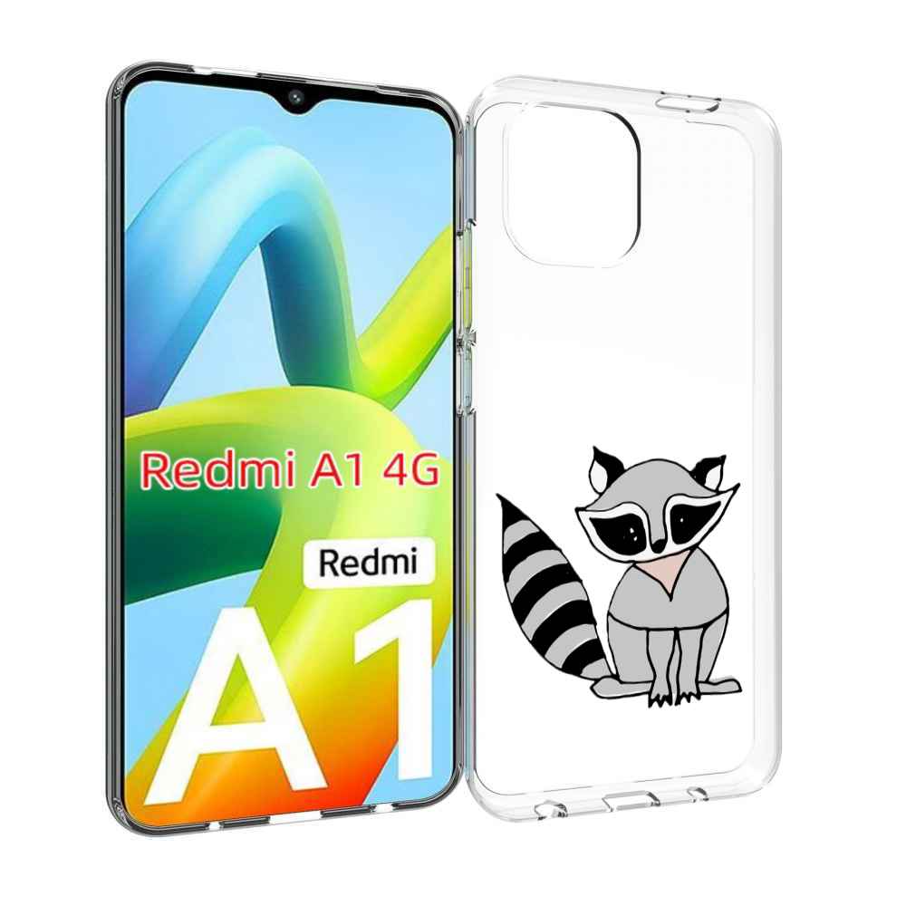 

Чехол MyPads Енотик для Xiaomi Redmi A1, Прозрачный, Tocco