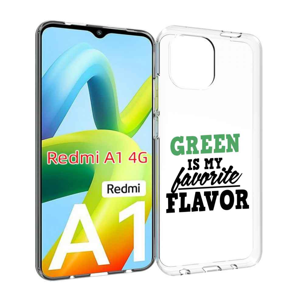 

Чехол MyPads Зеленый-фаворит для Xiaomi Redmi A1, Прозрачный, Tocco