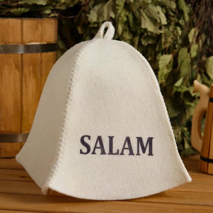 

Шапка для бани Salam 3909  белый, Salam