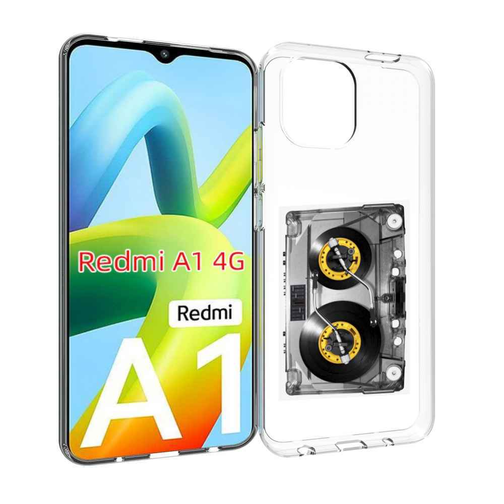 

Чехол MyPads Кассета музыкальная для Xiaomi Redmi A1, Прозрачный, Tocco