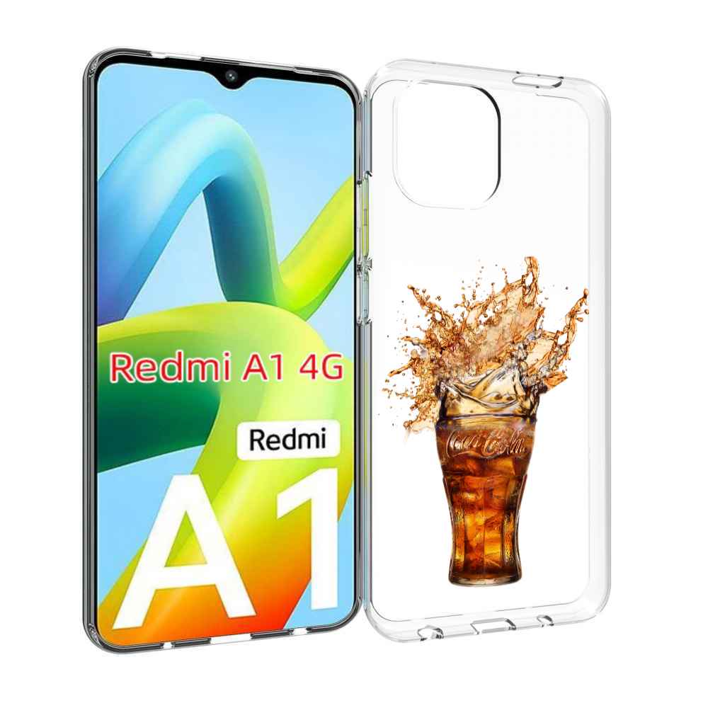 

Чехол MyPads Кола-в-стакане для Xiaomi Redmi A1, Прозрачный, Tocco