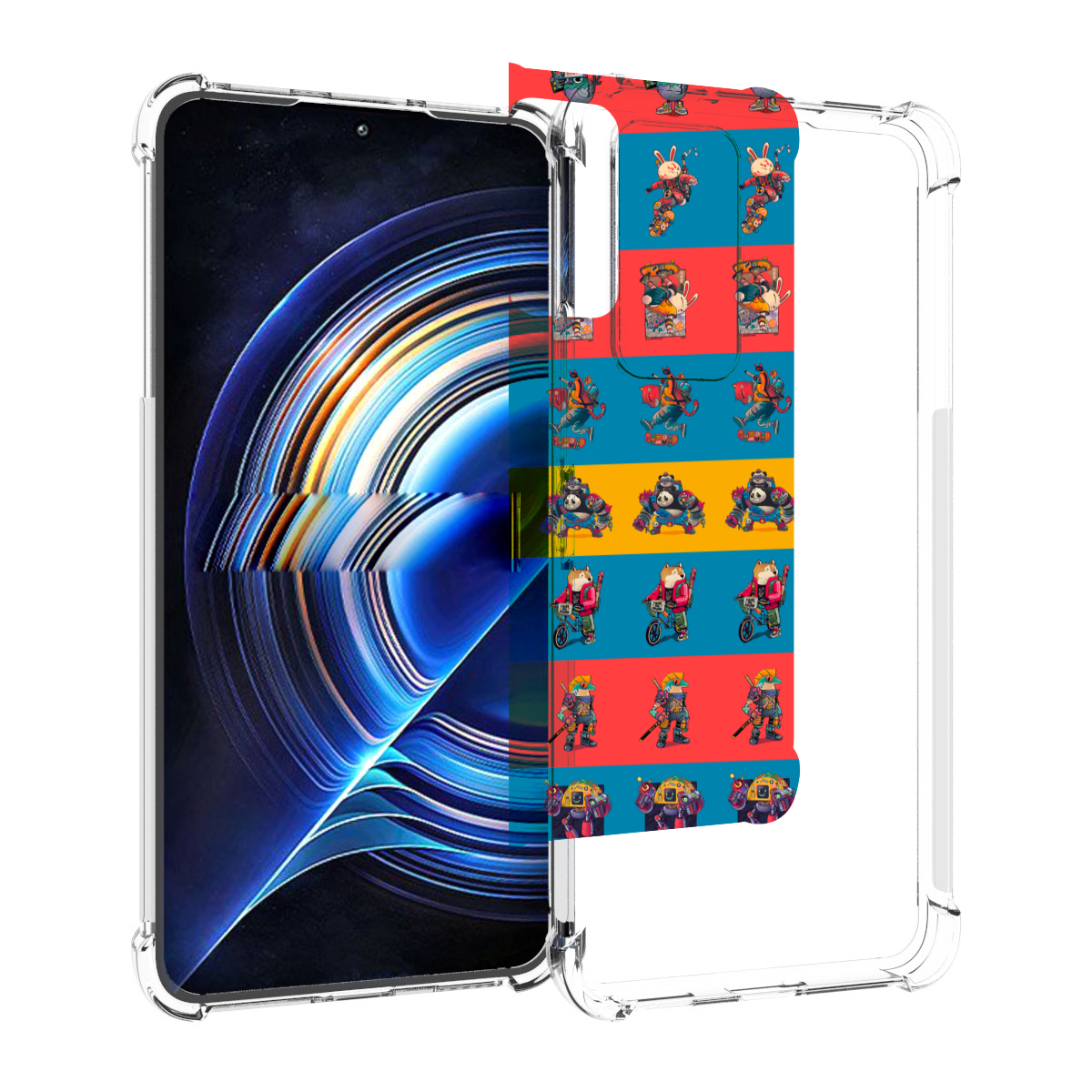 

Чехол MyPads много стикеров для Tecno Camon 19 Neo, Прозрачный, Tocco