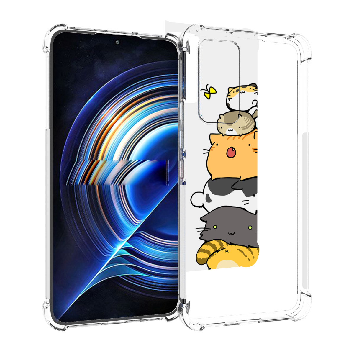 

Чехол MyPads много-маленьких-котиков для Tecno Camon 19 Neo, Прозрачный, Tocco