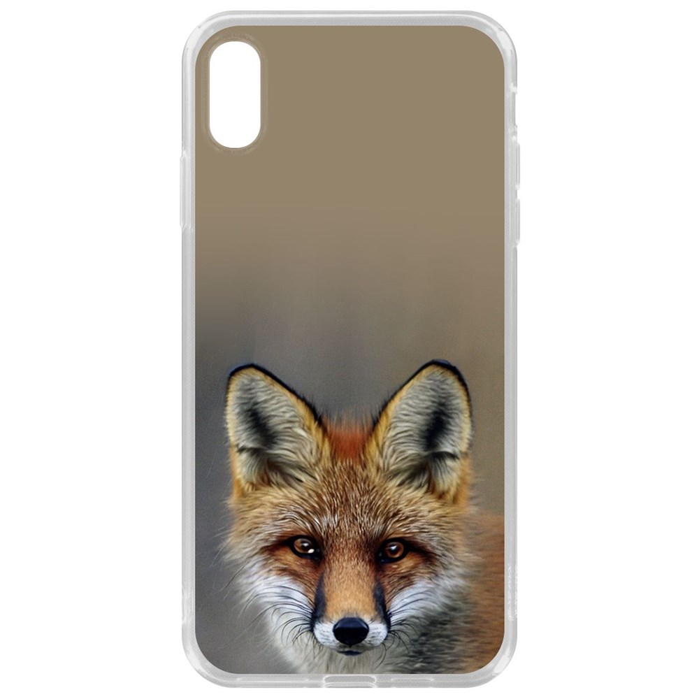 

Чехол-накладка Krutoff Clear Case Нейролиса для iPhone XS Max, Прозрачный