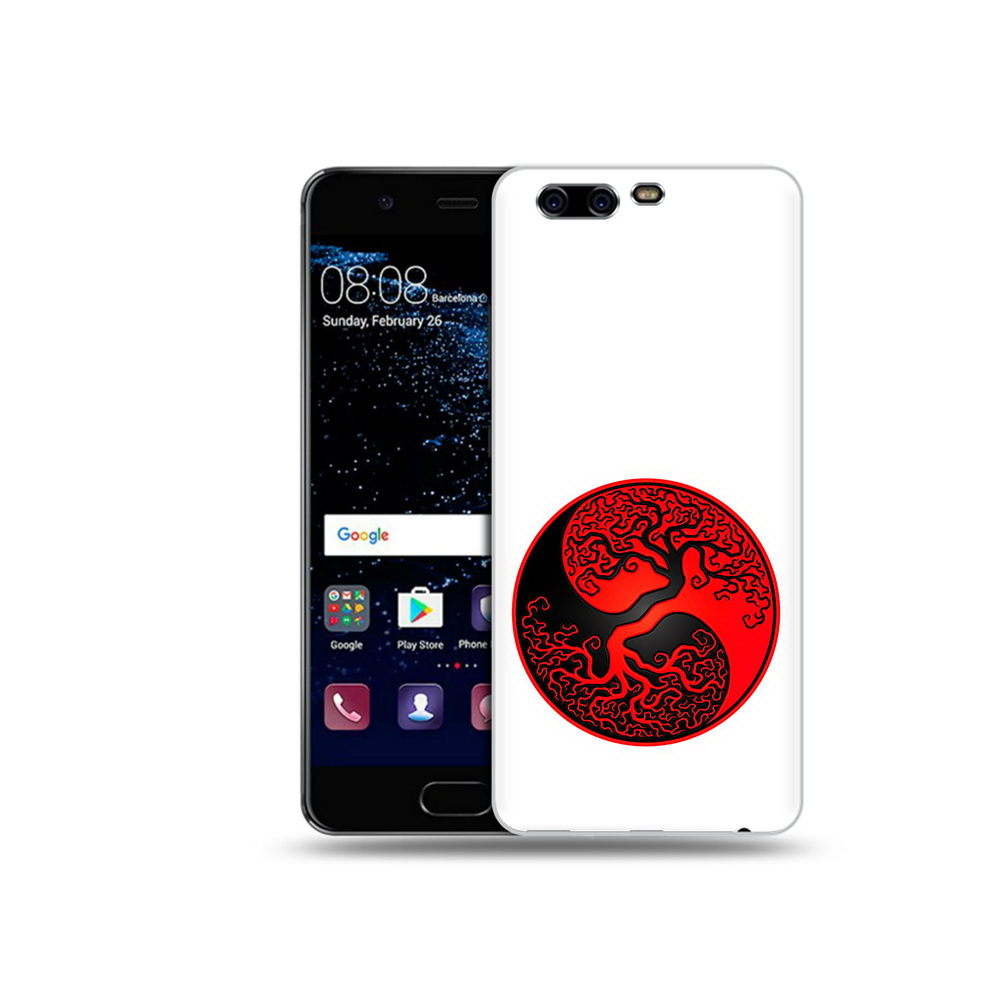 

Чехол MyPads Tocco для Huawei P10 инь янь дерево (PT60870.50.379), Прозрачный, Tocco