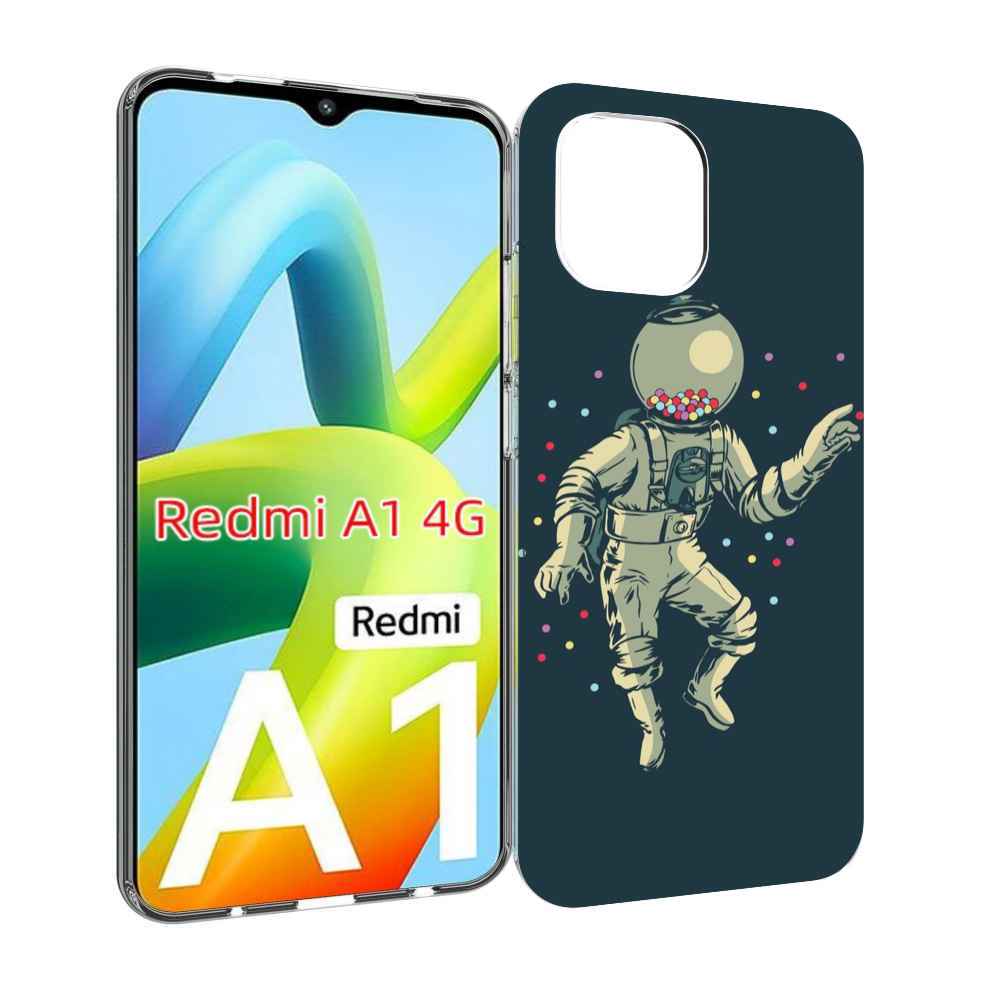 

Чехол MyPads Космонавт для Xiaomi Redmi A1, Прозрачный, Tocco