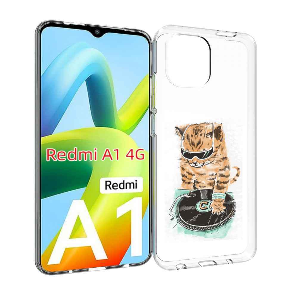 

Чехол MyPads Кот диджей для Xiaomi Redmi A1, Прозрачный, Tocco