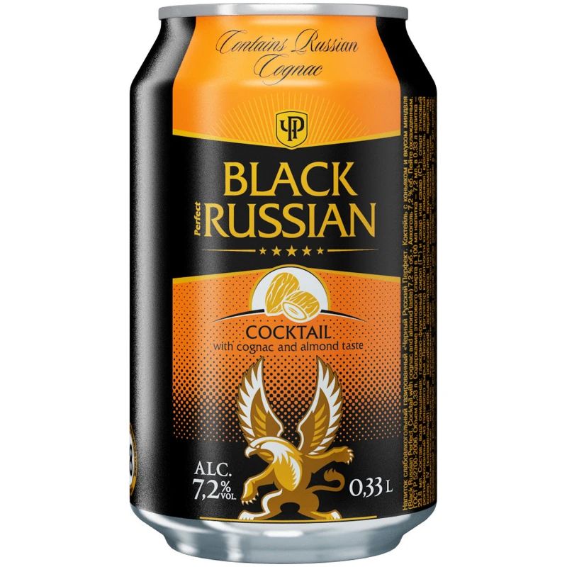 

Коктейль Черный Русский газированный 330 мл
