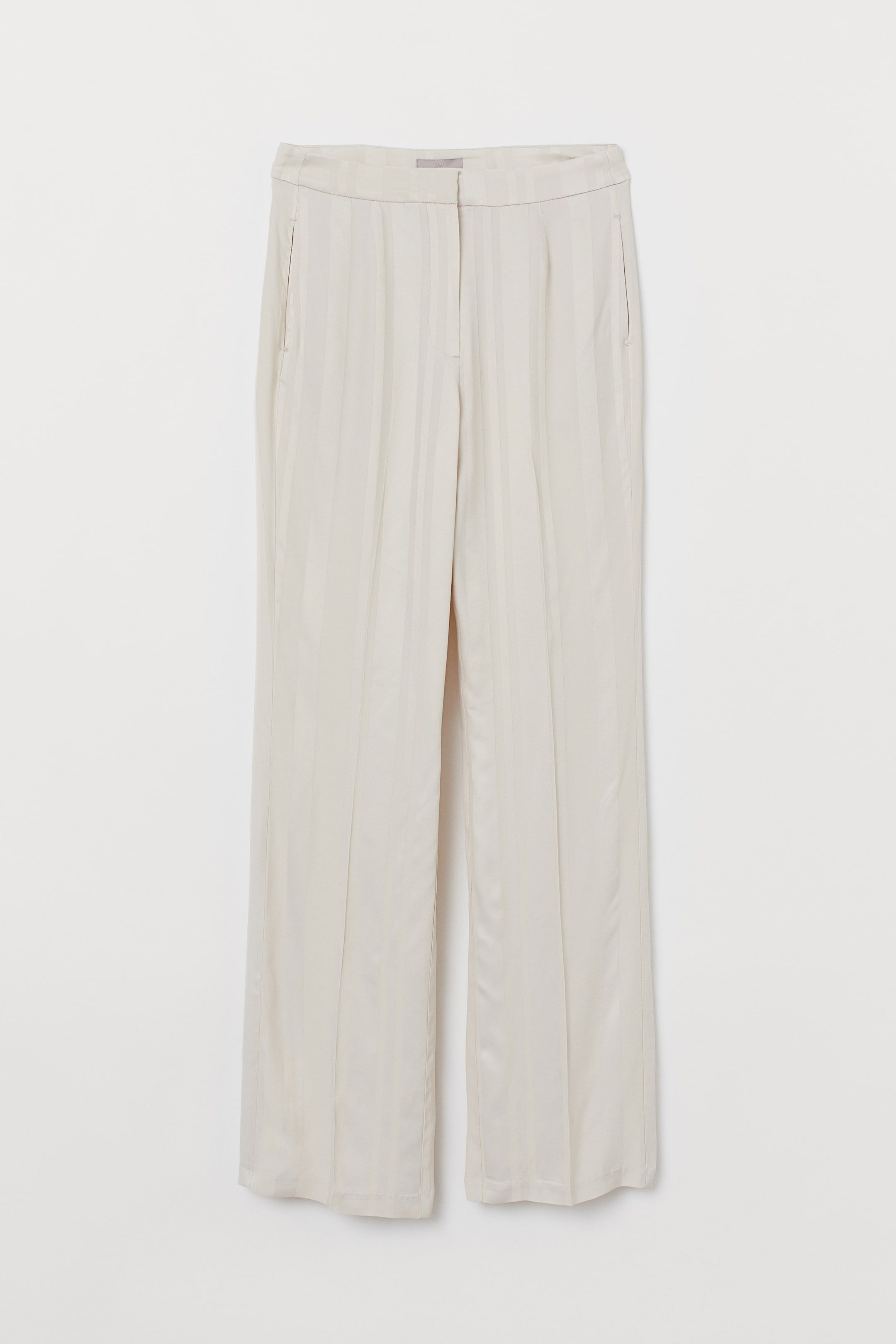 

Брюки женские H&M 702445003 бежевые 38 EU, Бежевый, 7024450