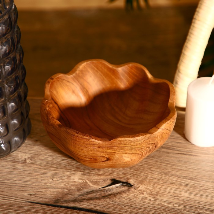 

Салатник 17х17х8 см, тиковое дерево, Indonesian style
