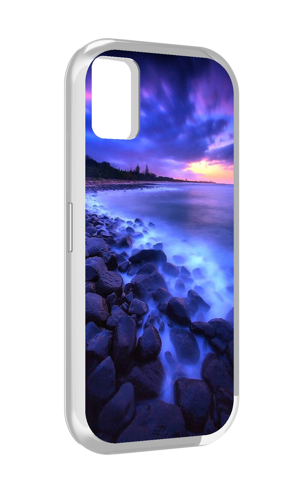 

Чехол MyPads неоновый берег для UMIDIGI A11, Прозрачный, Tocco