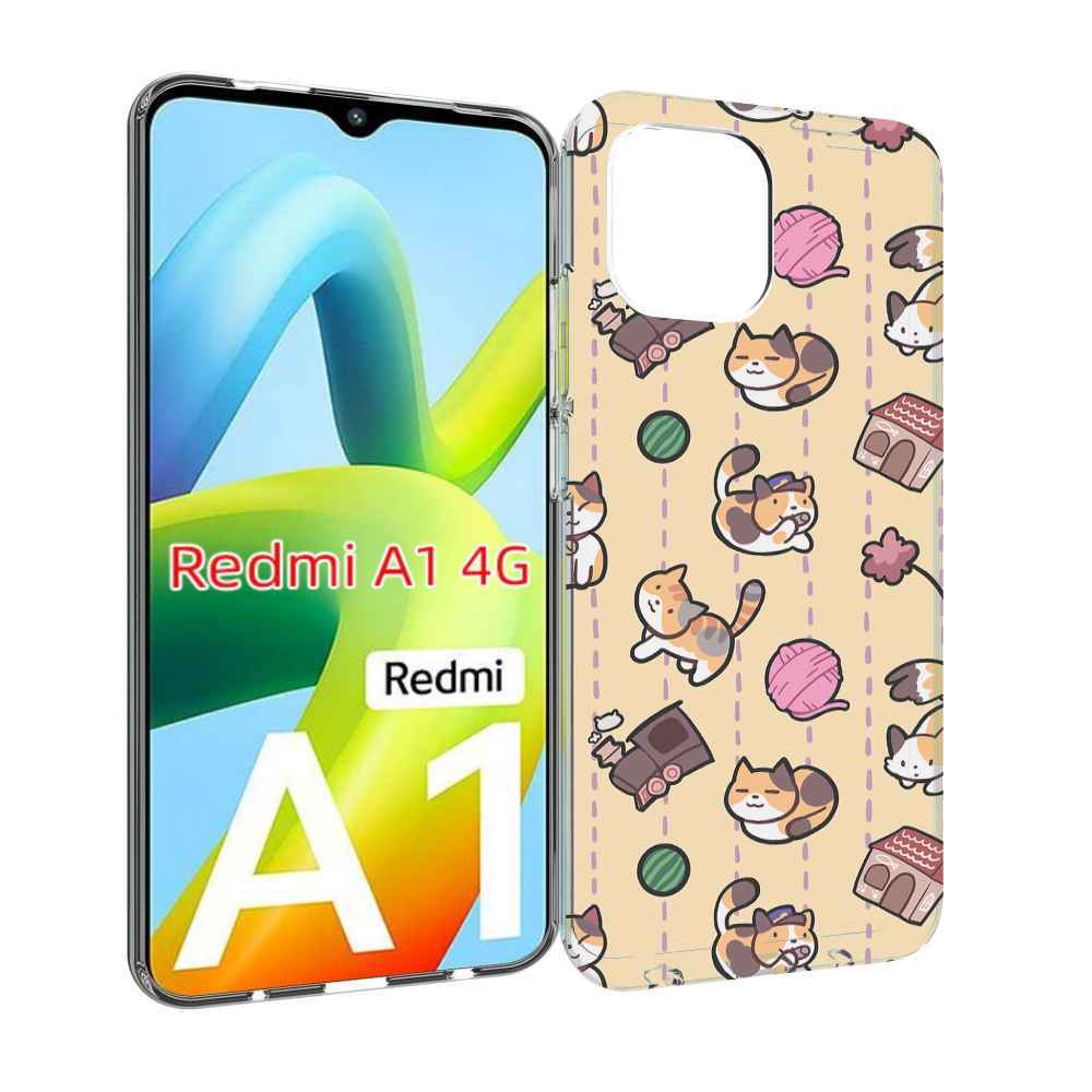 

Чехол MyPads Котики-клубочки для Xiaomi Redmi A1, Прозрачный, Tocco