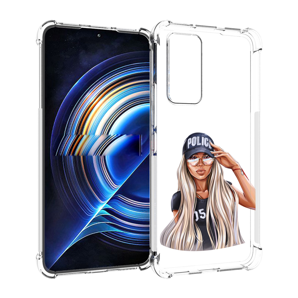 

Чехол MyPads модная-девушка-арт женский для Tecno Camon 19 Neo, Прозрачный, Tocco