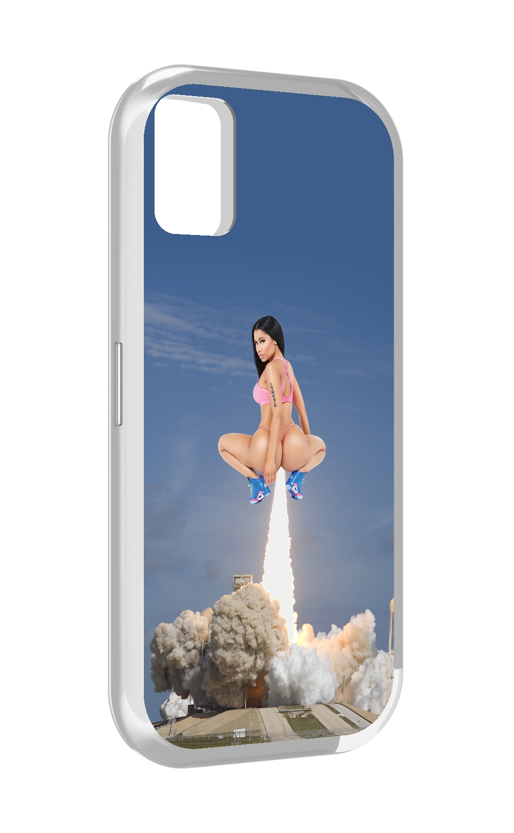 

Чехол MyPads ники-минаж-ракета детский для UMIDIGI A11, Прозрачный, Tocco