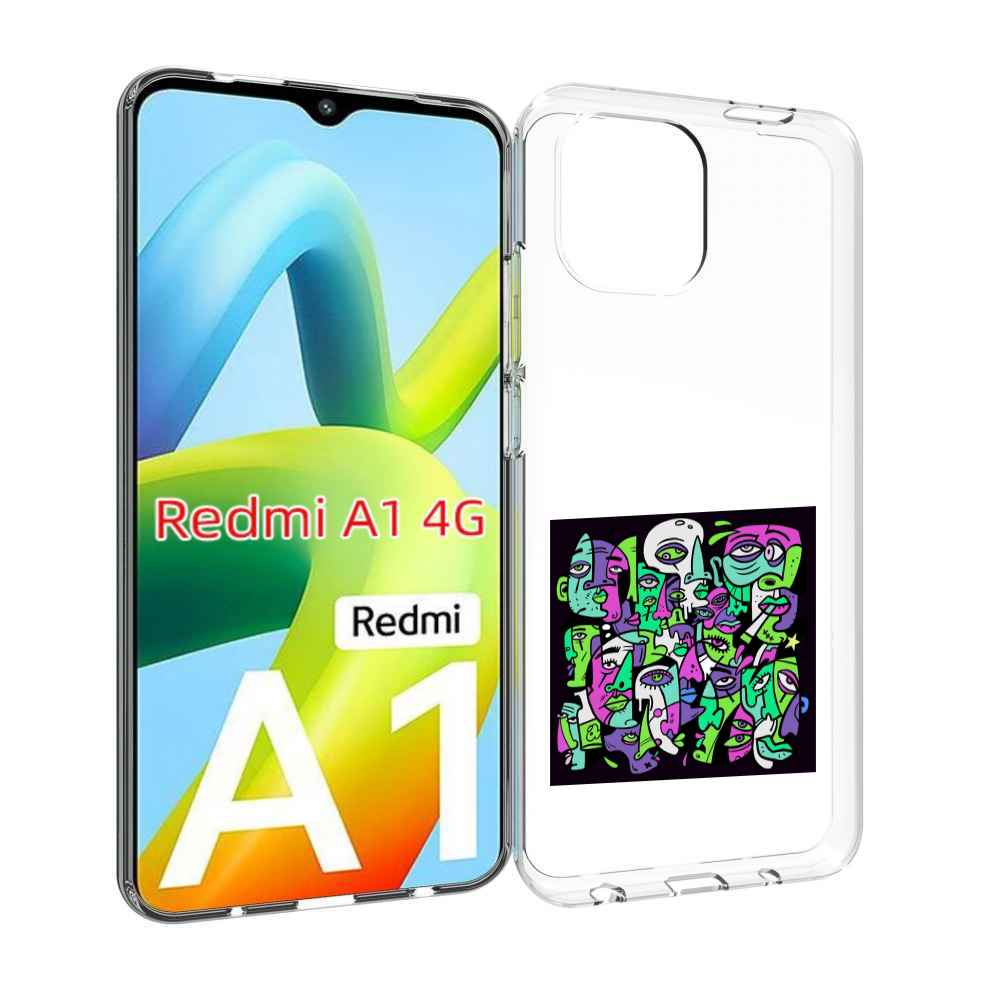 

Чехол MyPads Кривой эфир ATL для Xiaomi Redmi A1, Прозрачный, Tocco