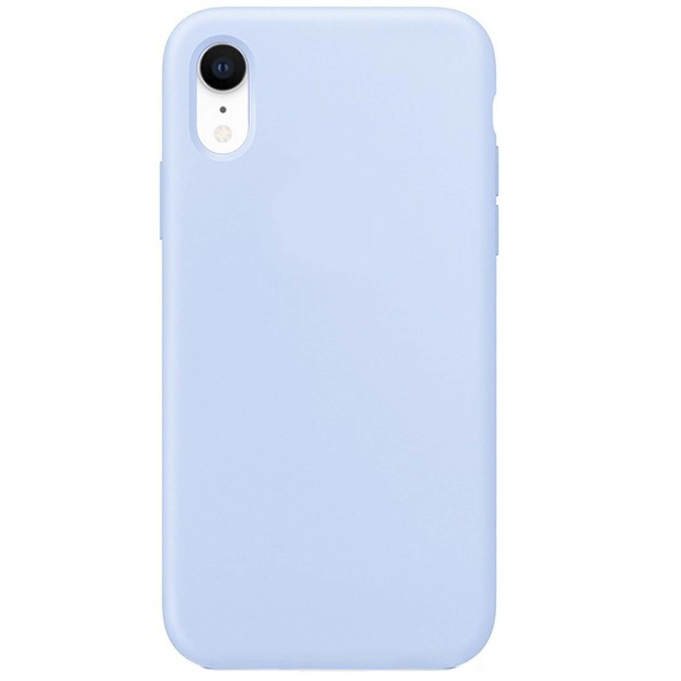 

Чехол - накладка для iPhone XR, Silicon Case, без лого, светло-голубой