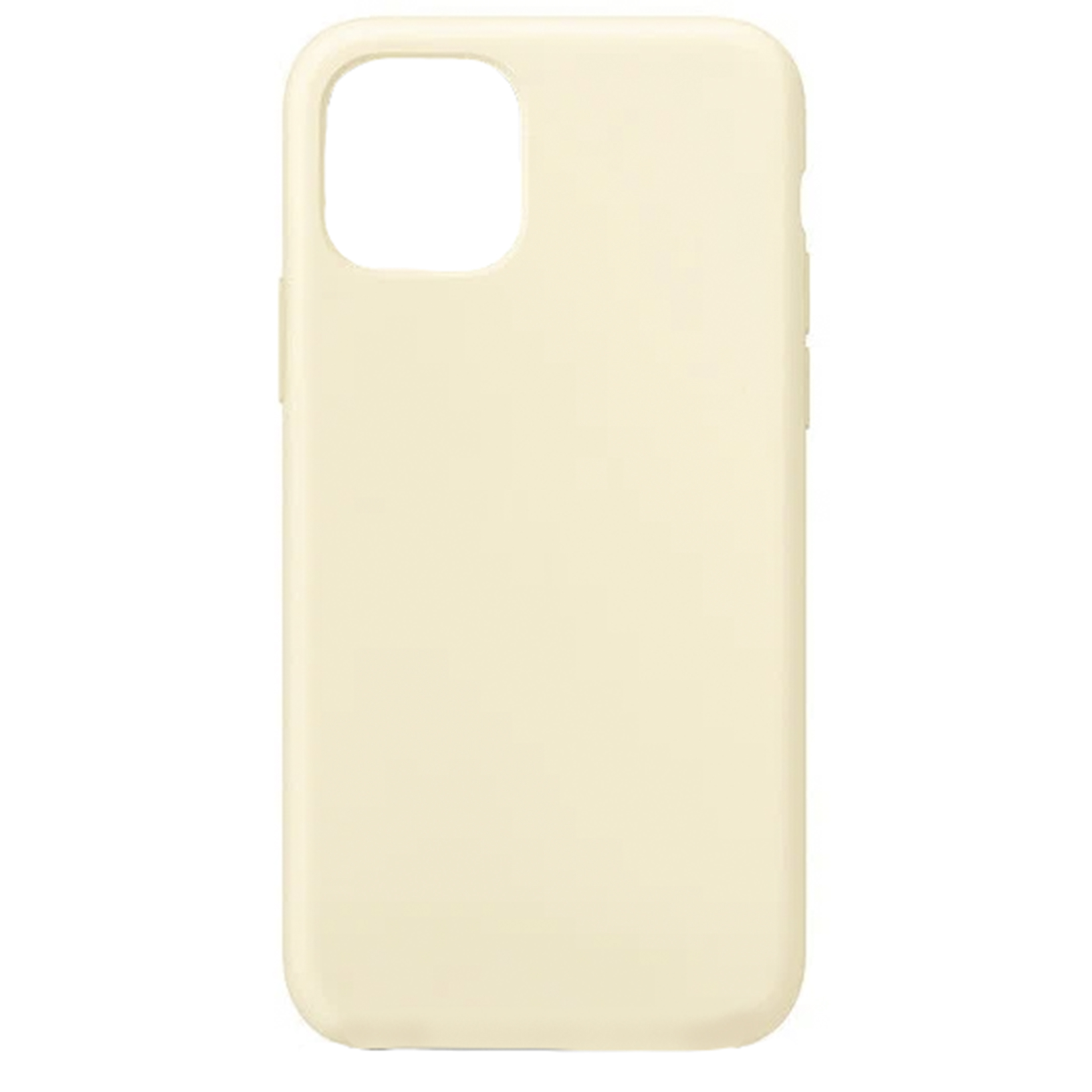 

Чехол - накладка для iPhone 12/12 Pro, Silicon Case, без лого, молочный, Бежевый