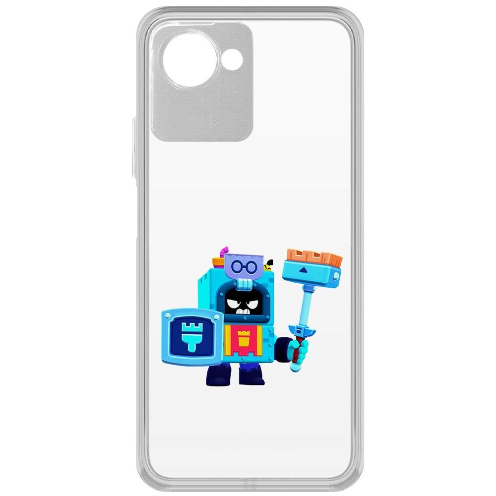 

Чехол-накладка Кейс Brawl Stars-Эш для Realme Narzo 50i Prime