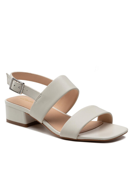 

Босоножки Seten25 Strap 261648944 Clarks белый 37,5 EU, Seten25 Strap 261648944