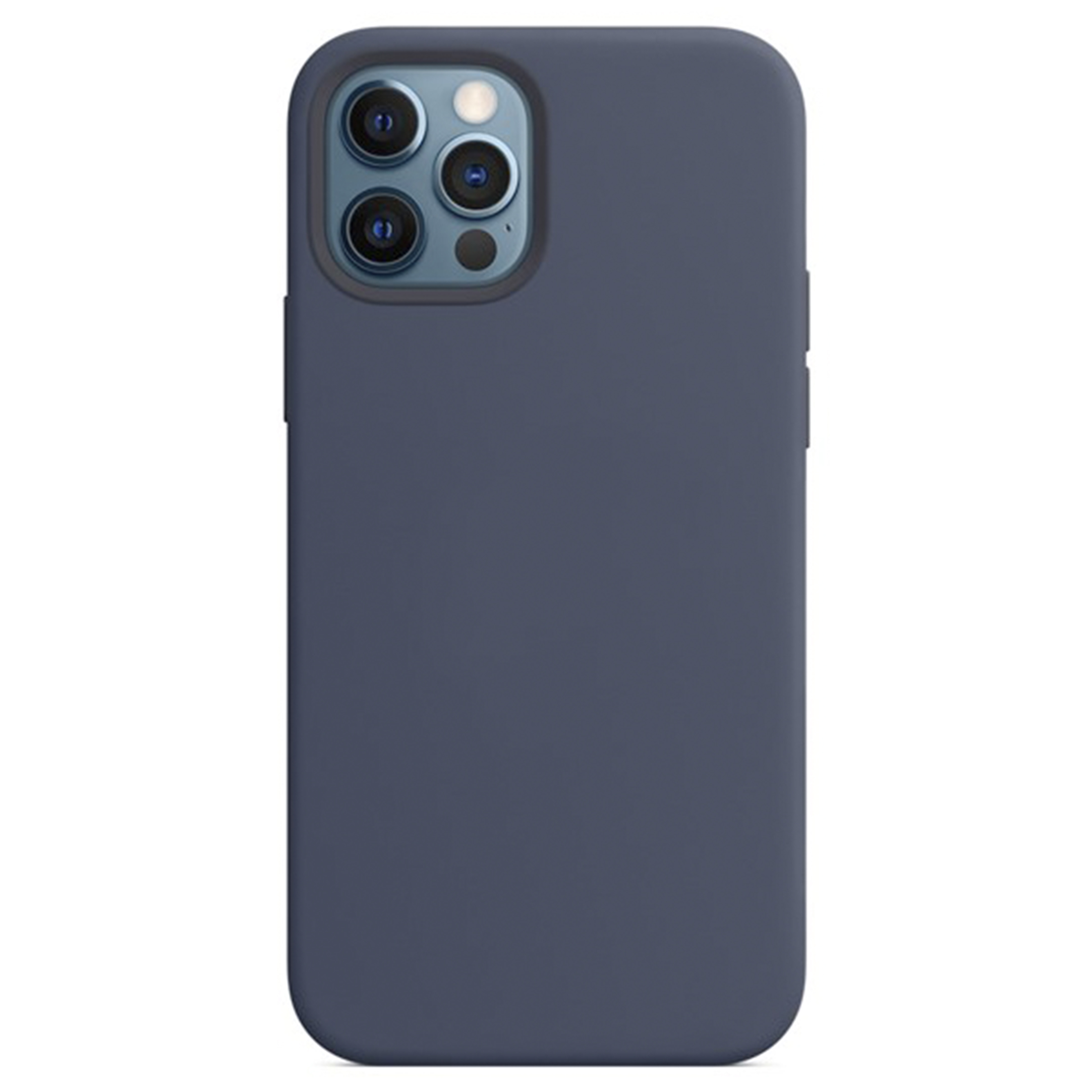 

Чехол - накладка для iPhone 13 Pro Max, Silicon Case, без лого, темно-синий