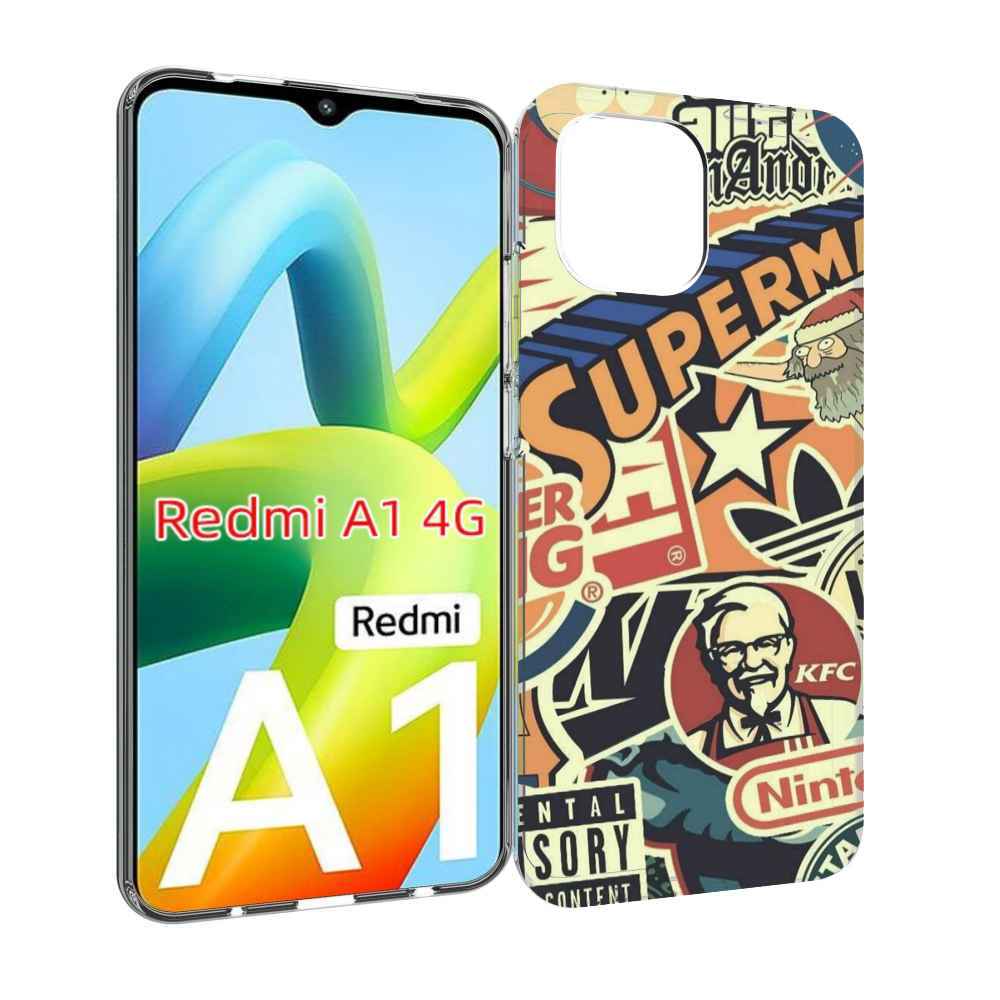 

Чехол MyPads Лейблы-на-постере для Xiaomi Redmi A1, Прозрачный, Tocco