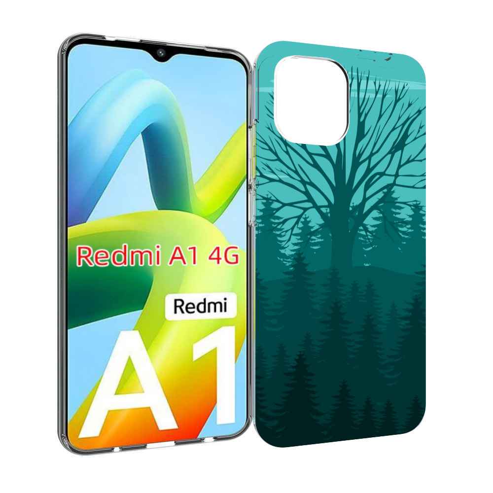 

Чехол MyPads Лес для Xiaomi Redmi A1, Прозрачный, Tocco