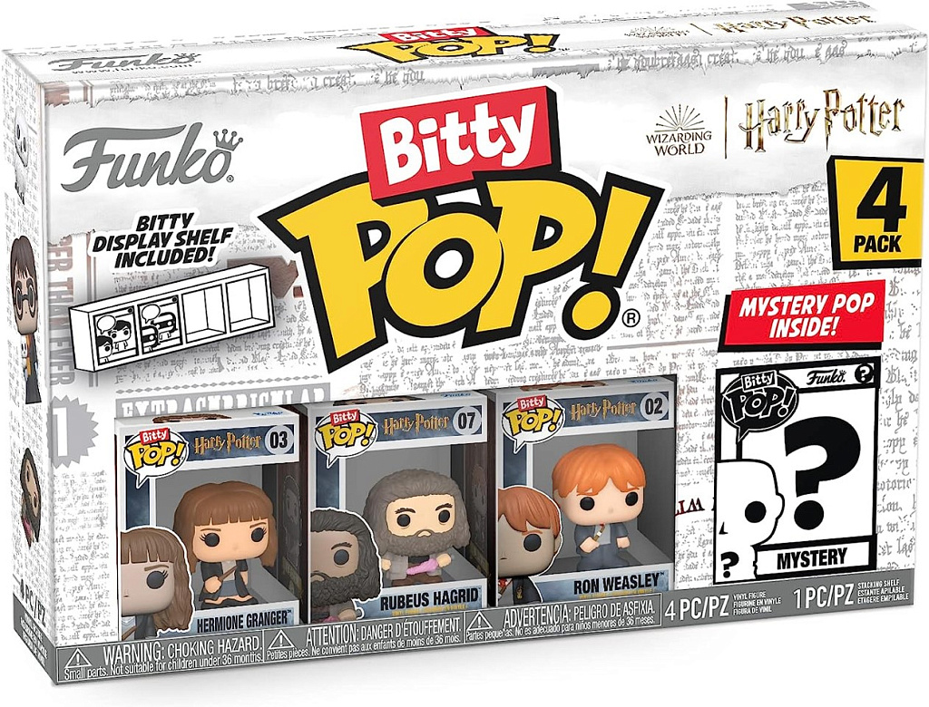 

Фигурка Funko Bitty POP! Гарри Поттер Hermione in Robe 4шт, F71316