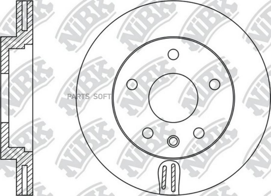 

Тормозный колодки NiBK передний для Renault Duster 2010- RN43008