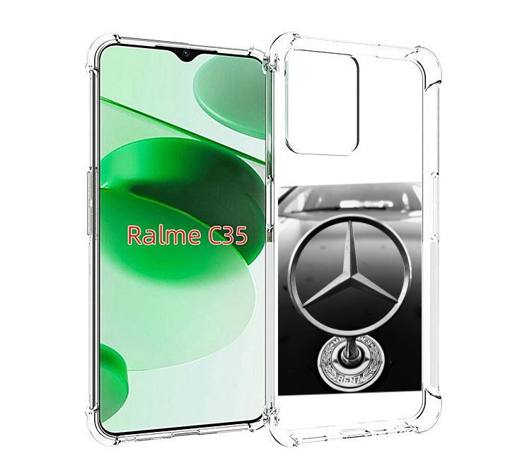 

Чехол MyPads mercedes 6 мужской для Realme C35 / Narzo 50A Prime, Прозрачный, Tocco
