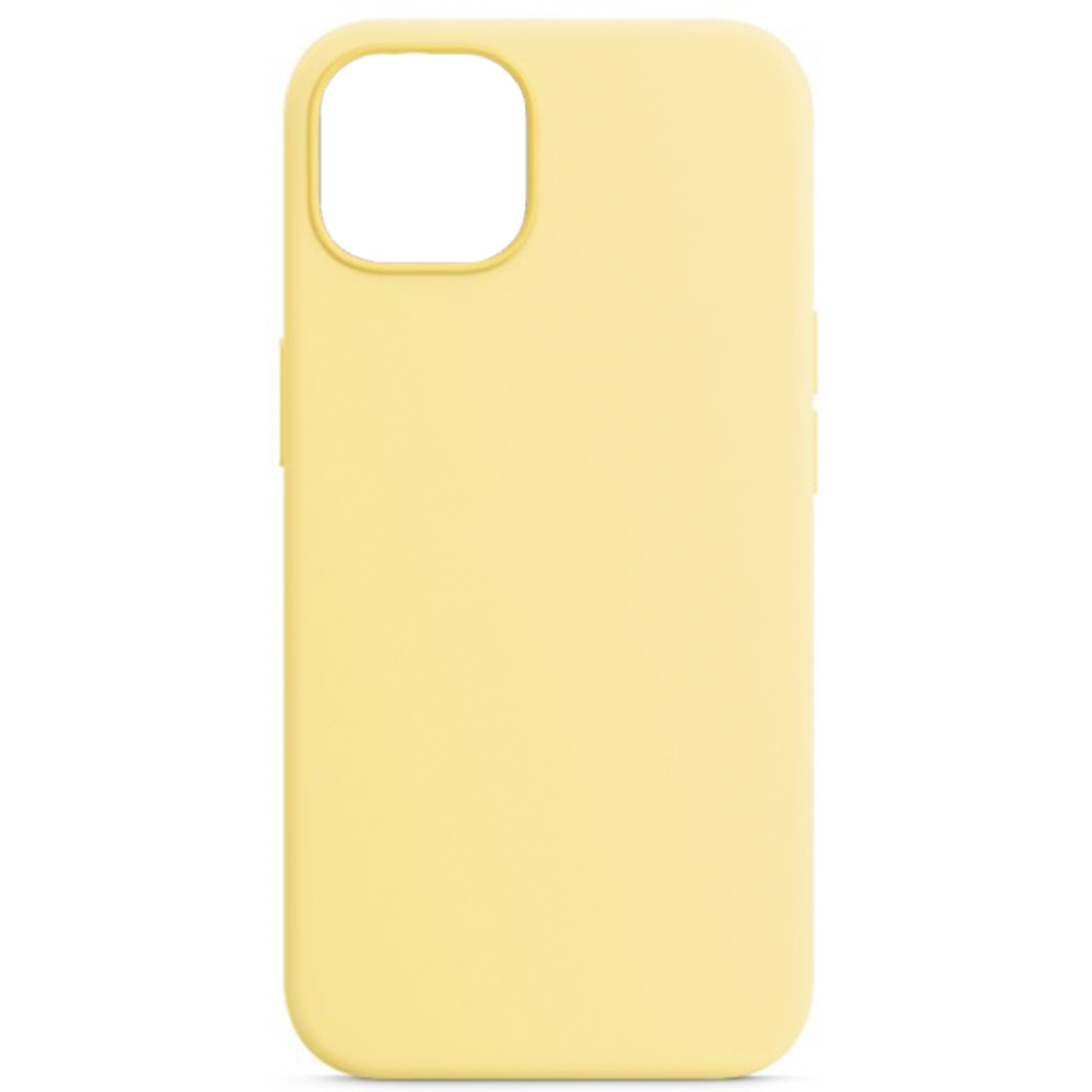 

Чехол - накладка для iPhone 13 Pro, Silicon Case, без лого, желтый
