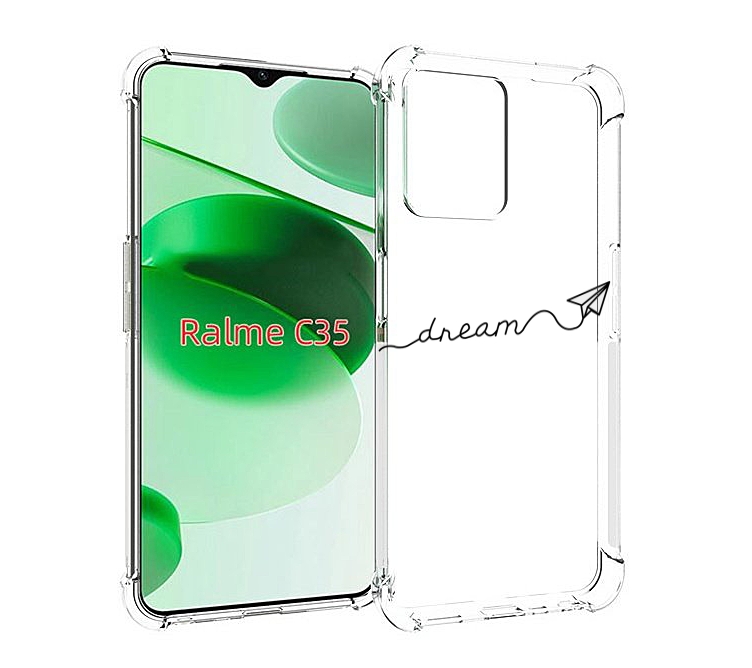

Чехол MyPads мечта для Realme C35 / Narzo 50A Prime, Прозрачный, Tocco