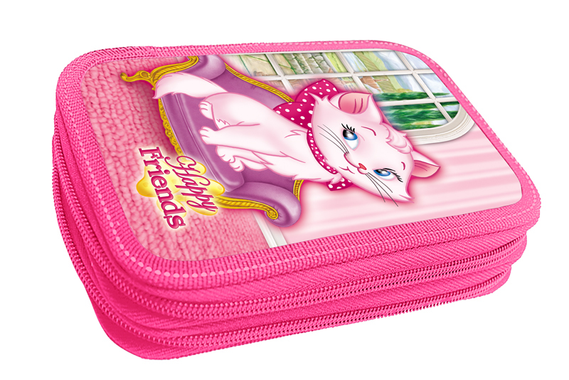 

Пенал школьный Канцбург Китти/кошка на диване, 2 отделения, 20.5 х 12.5 см, penal_61П26_2_920_yvelishen_pink