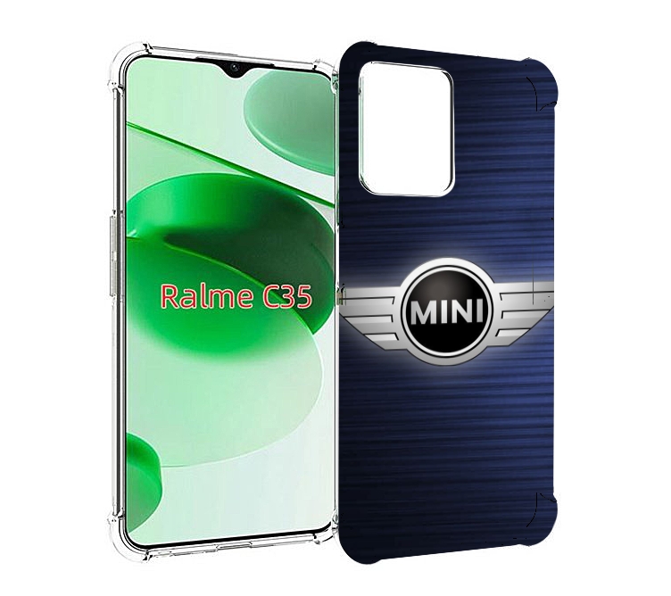 

Чехол MyPads mini-2 (2) мужской для Realme C35 / Narzo 50A Prime, Прозрачный, Tocco