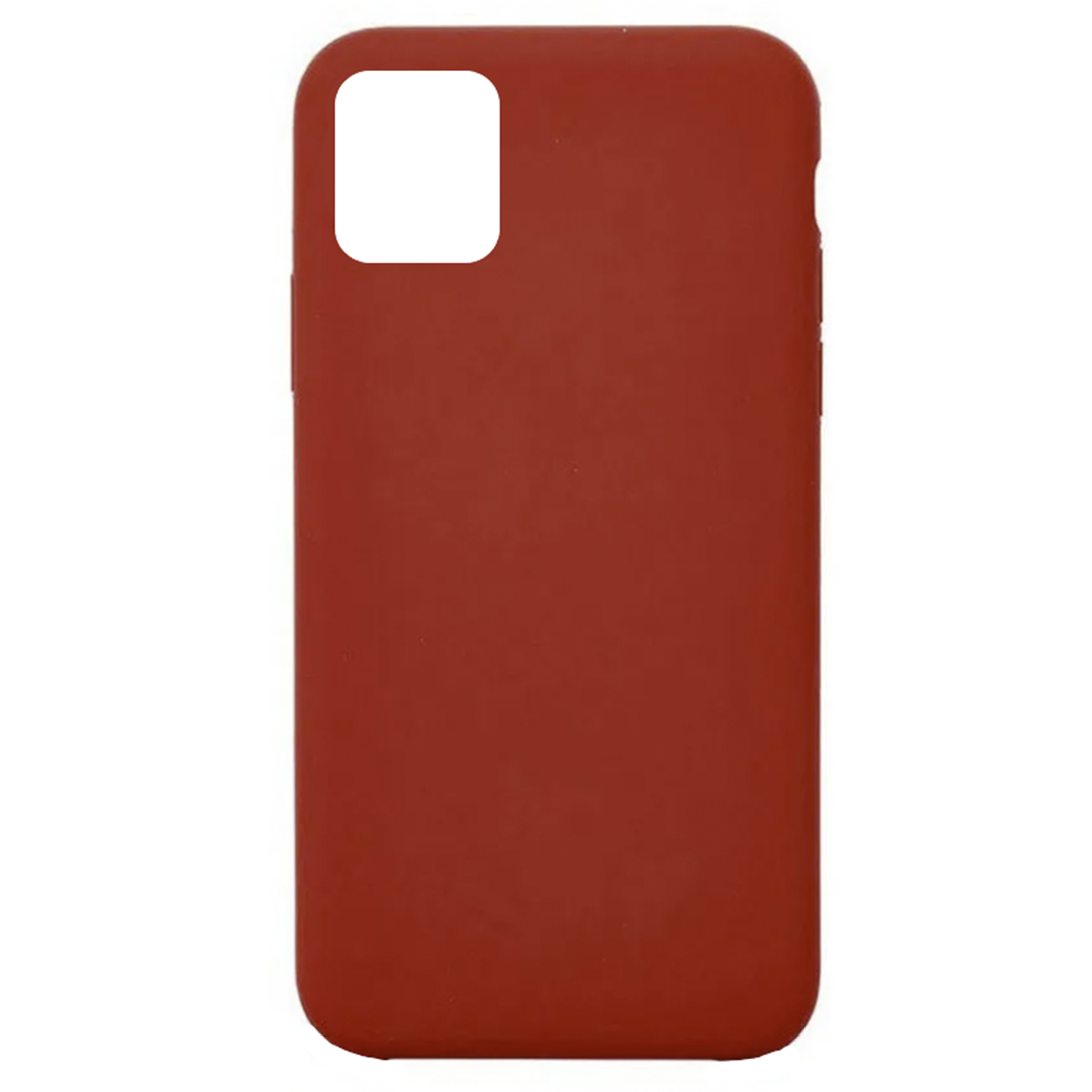 

Чехол - накладка для iPhone 11, Silicon Case, без лого, бордовый, Красный