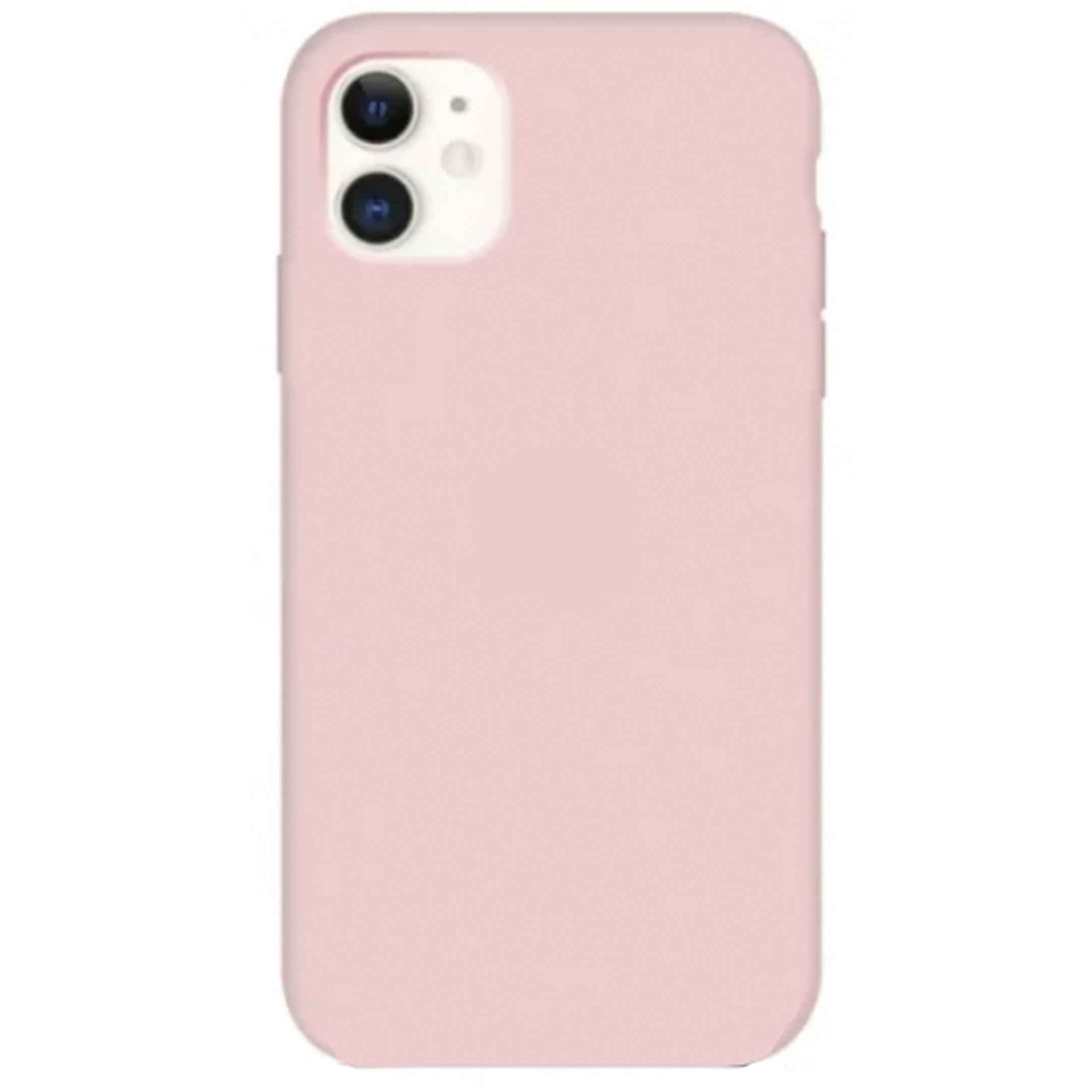 

Чехол - накладка для iPhone 11, Silicon Case, без лого, нежно-розовый