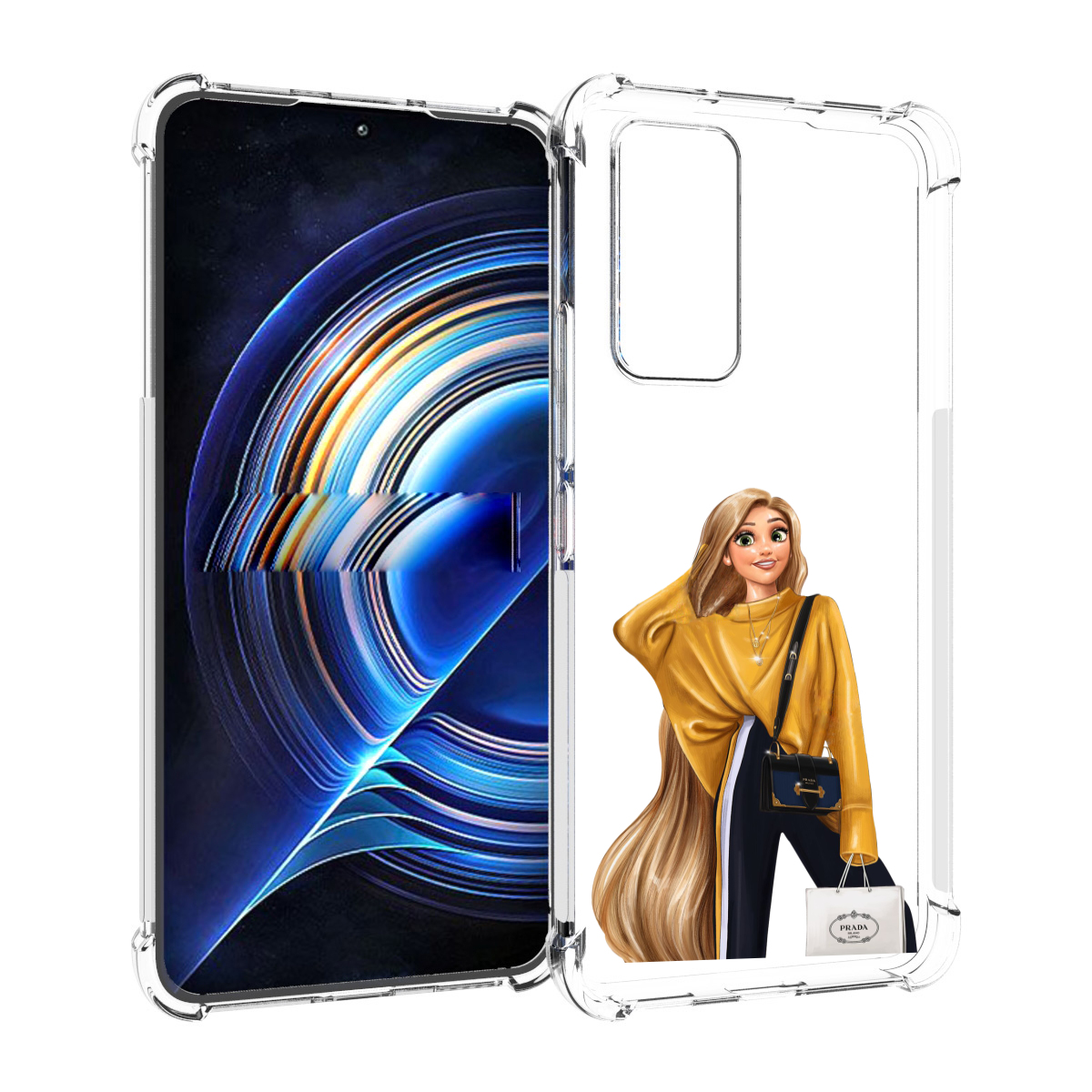 

Чехол MyPads модная-рапунсель женский для Tecno Camon 19 Neo, Прозрачный, Tocco